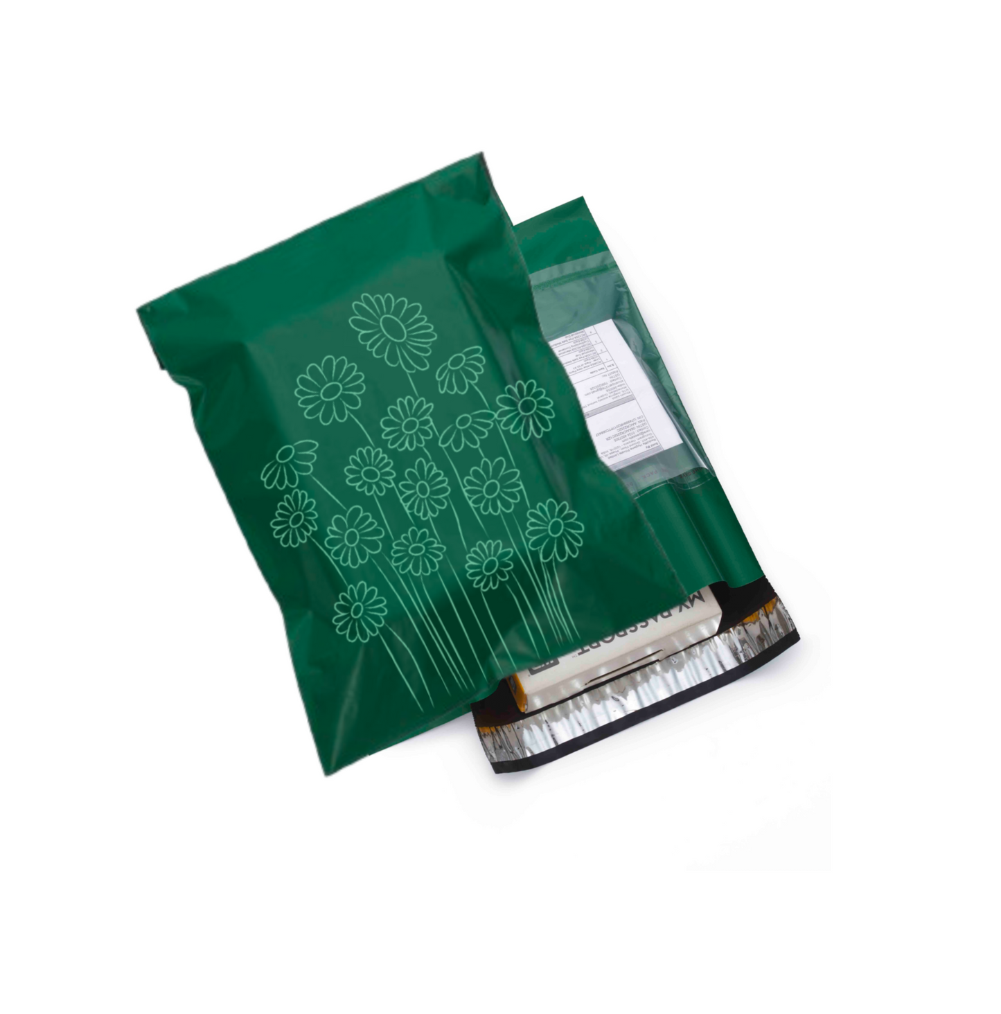 Printed polycourierbag (pack of 100).